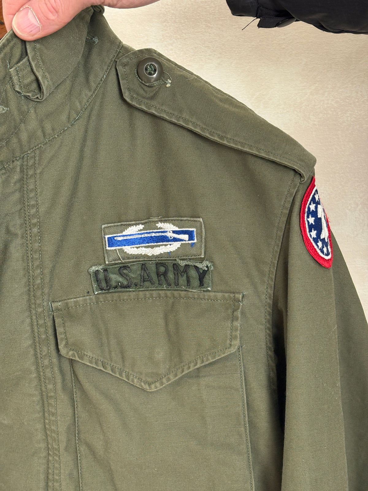 Authentic Small Short US Army M-51 Field Jacket – OG-107 – Vintage Military Issue-AJ357 Studio