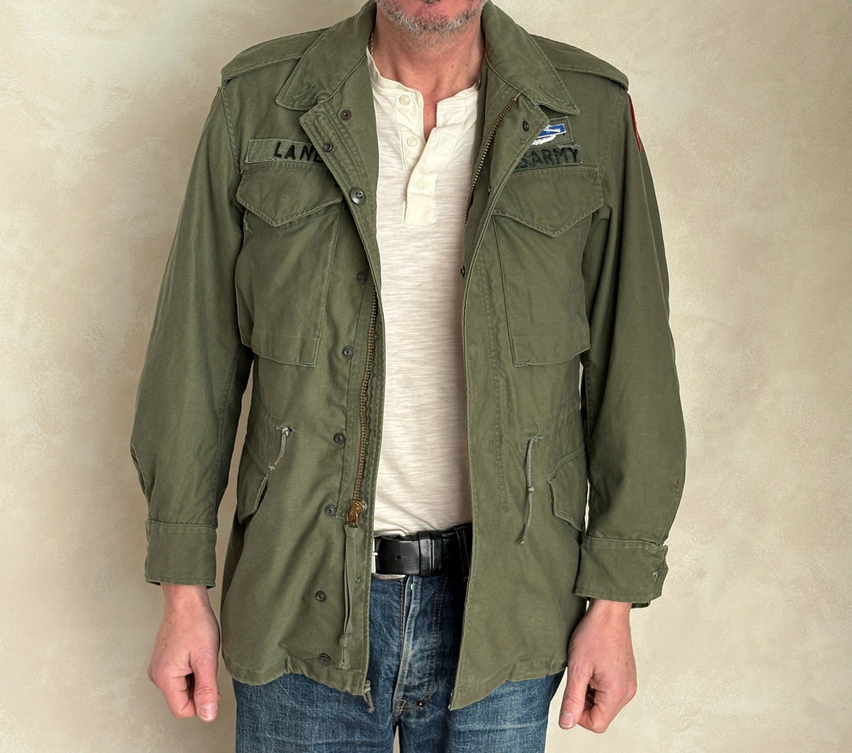 Authentic Small Short US Army M-51 Field Jacket – OG-107 – Vintage Military Issue-AJ357 Studio