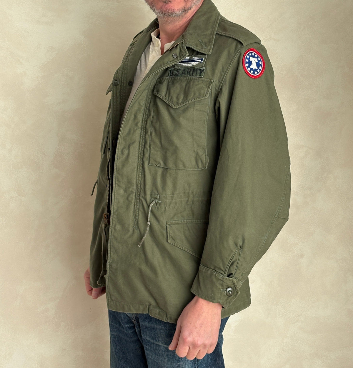 Authentic Small Short US Army M-51 Field Jacket – OG-107 – Vintage Military Issue-AJ357 Studio