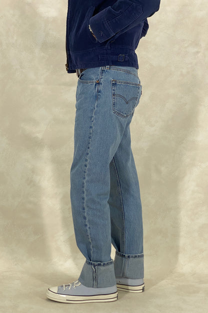 34x34 Denim Levi’s 501 Vintage Jeans | Made in USA-military-AJ357 Studio