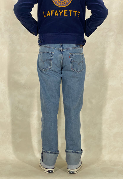 34x34 Denim Levi’s 501 Vintage Jeans | Made in USA-military-AJ357 Studio