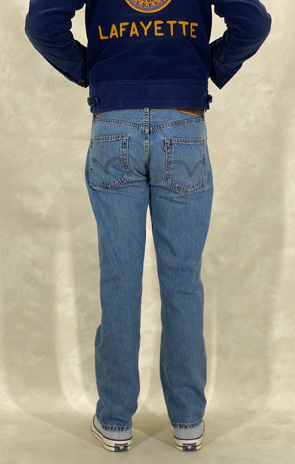 32X32 Levi's 501 Vintage Denim Jeans-military-AJ357 Studio