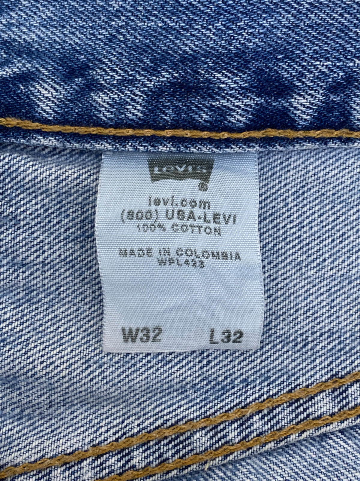 32X32 Levi's 501 Vintage Denim Jeans-military-AJ357 Studio