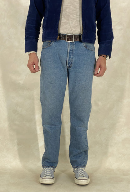 Levi’s 501 Vintage Jeans – Size 34x32 – Made in Turkey – 2001 Denim-military-AJ357 Studio