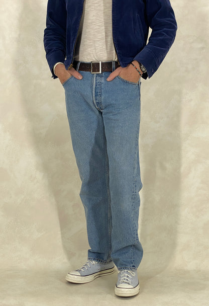 Levi’s 501 Vintage Jeans – Size 34x32 – Made in Turkey – 2001 Denim-military-AJ357 Studio