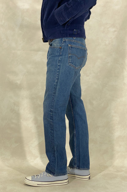 33X30 Levi's 501 Vintage Denim Jeans Made in USA in 1988-military-AJ357 Studio