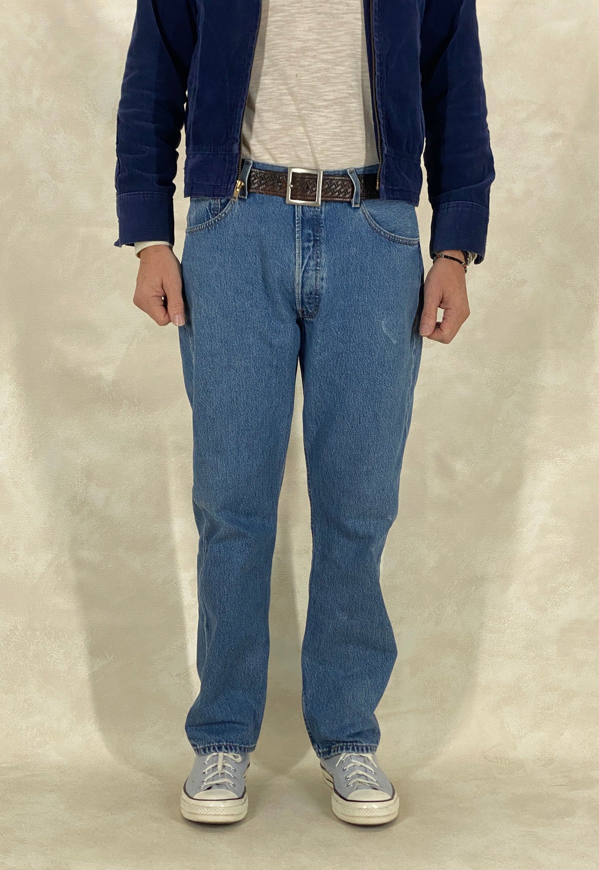 34X30 Levi's 501 Vintage Denim Jeans-military-AJ357 Studio