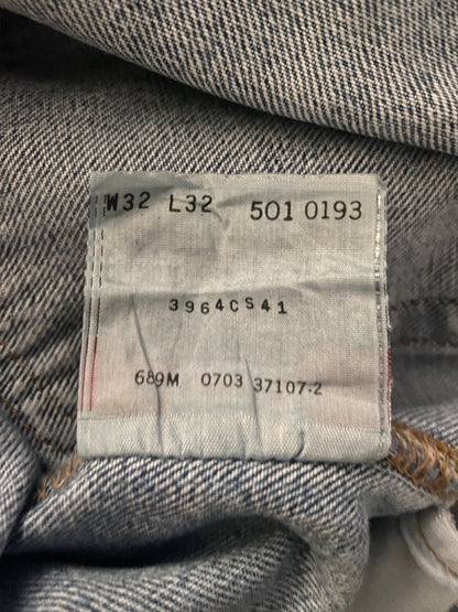 32X32 Levi's 501 Vintage Denim Jeans-military-AJ357 Studio