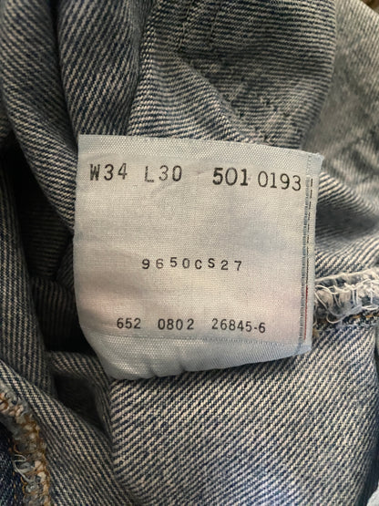 34X30 Levi's 501 Vintage Denim Jeans-military-AJ357 Studio