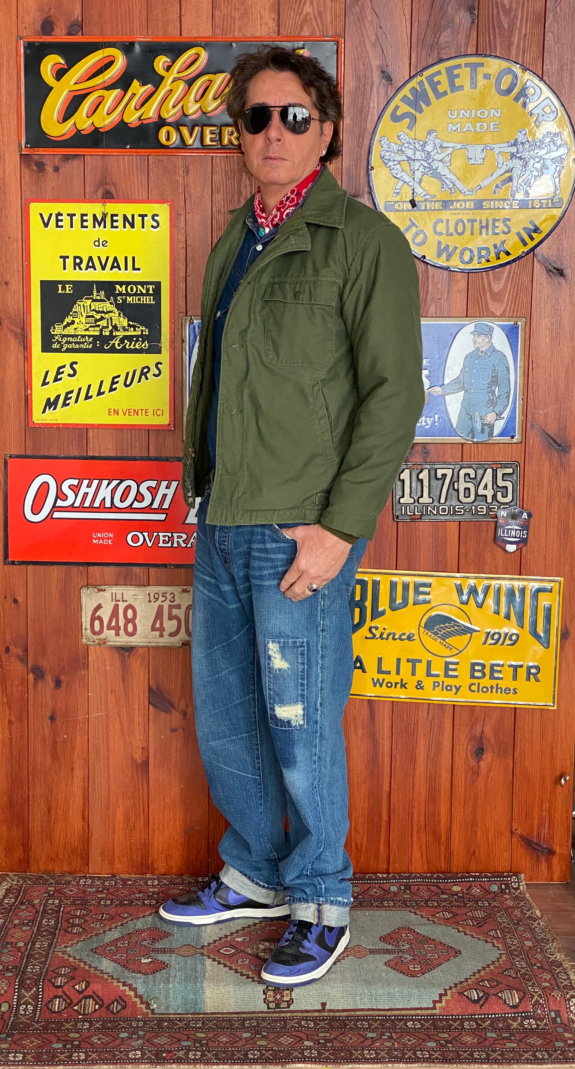 US Navy A-2 Deck Jacket — 1981 Issue, Authentic Military Outerwear Made in USA - Size Small.-AJ357 Studio