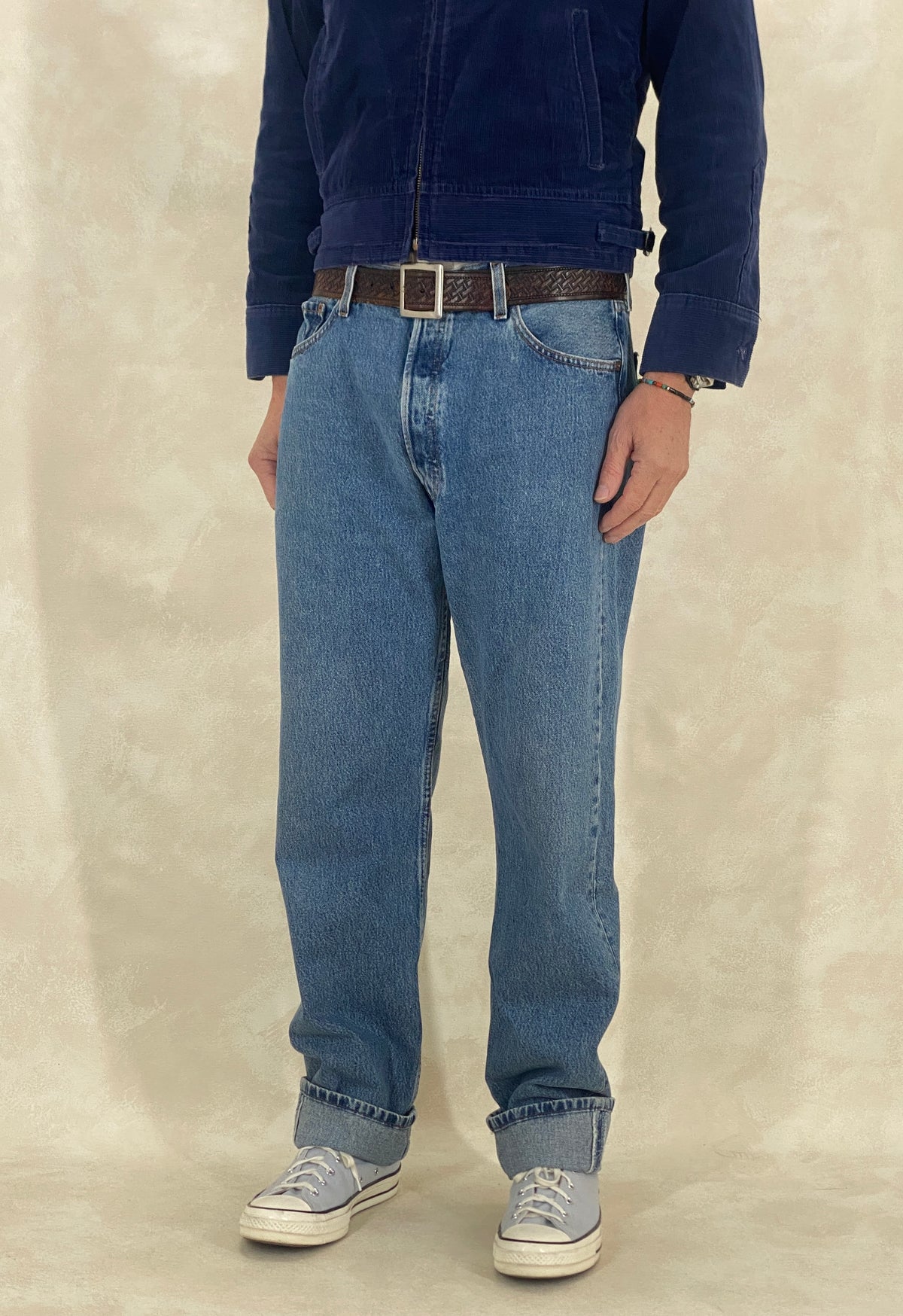 36X34 Levi's 501 Vintage Denim Jeans-military-AJ357 Studio