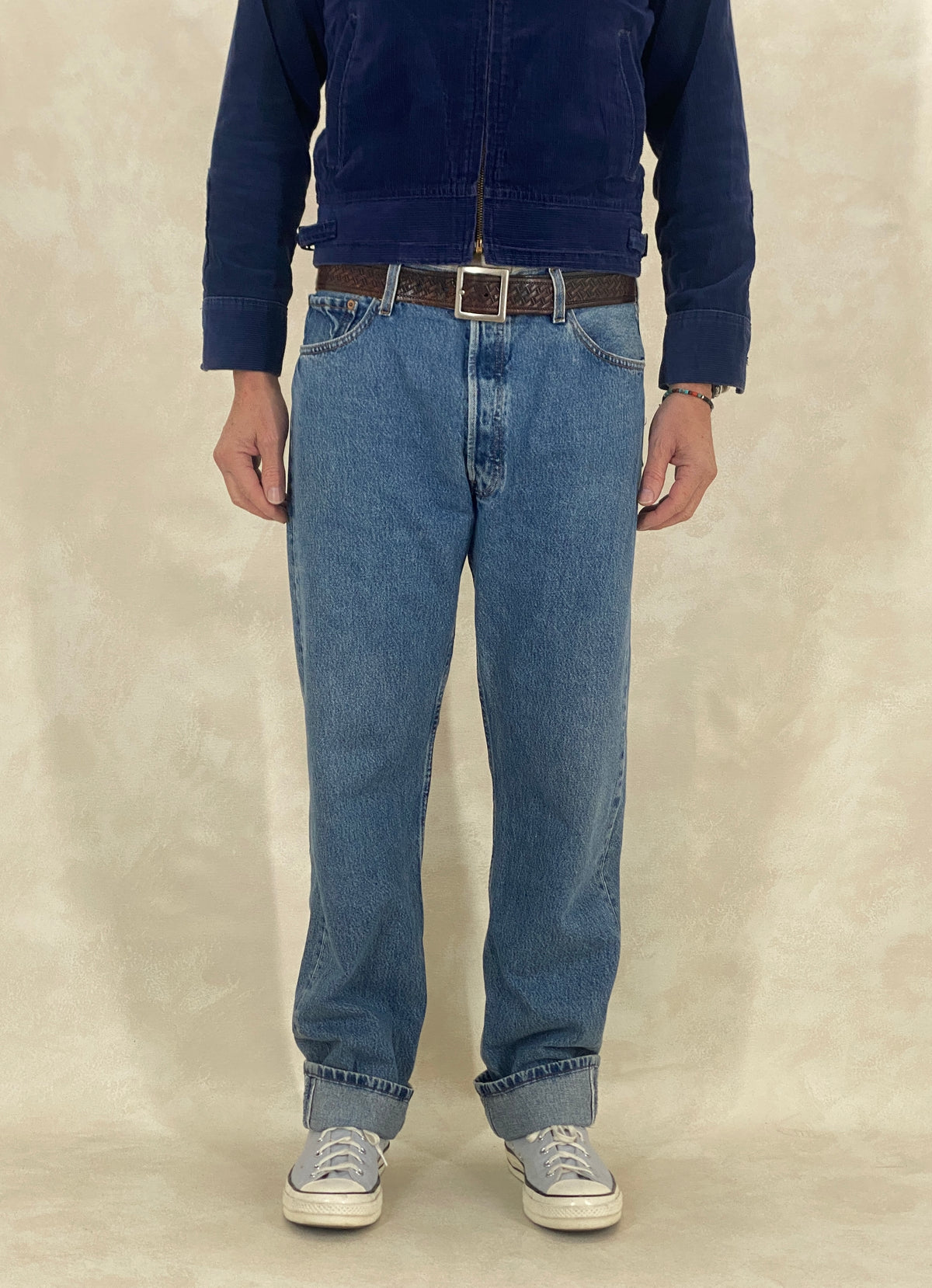 36X34 Levi's 501 Vintage Denim Jeans-military-AJ357 Studio
