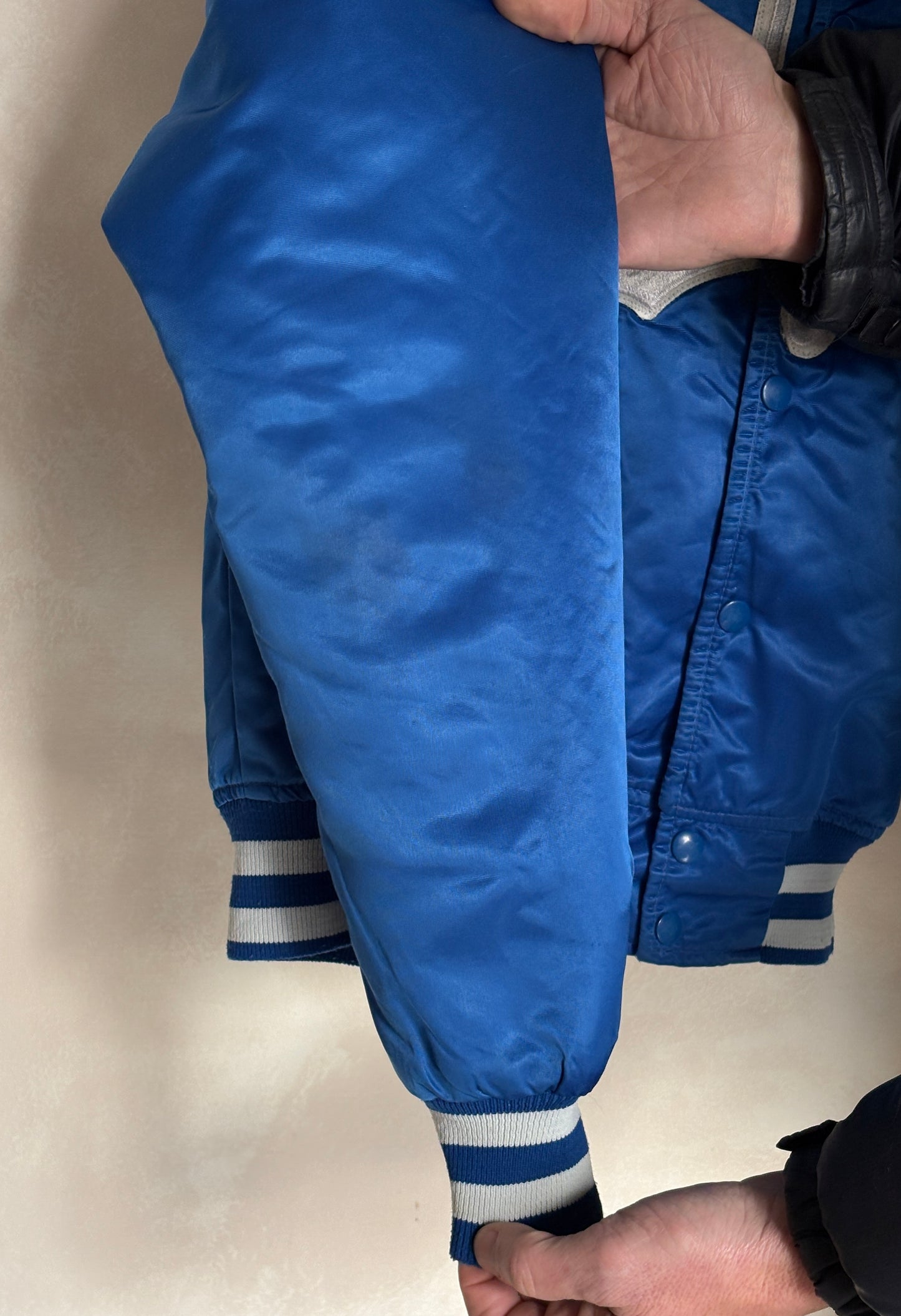 Vintage 80s LA Dodgers Starter Satin Jacket | Diamond Collection | Size M | Made in USA-AJ357 Studio-AJ357 Studio