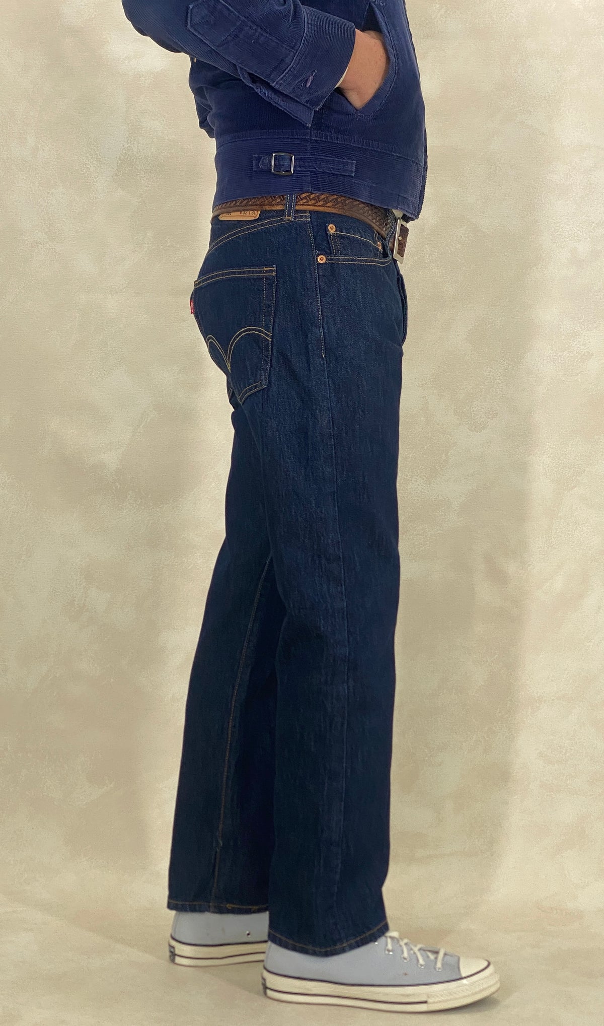 32X30 Levi's 501 Vintage Denim Jeans Made in Republic Dominican-military-AJ357 Studio