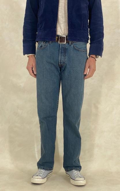 33X32 Levi's 501 Vintage Denim Jeans-military-AJ357 Studio