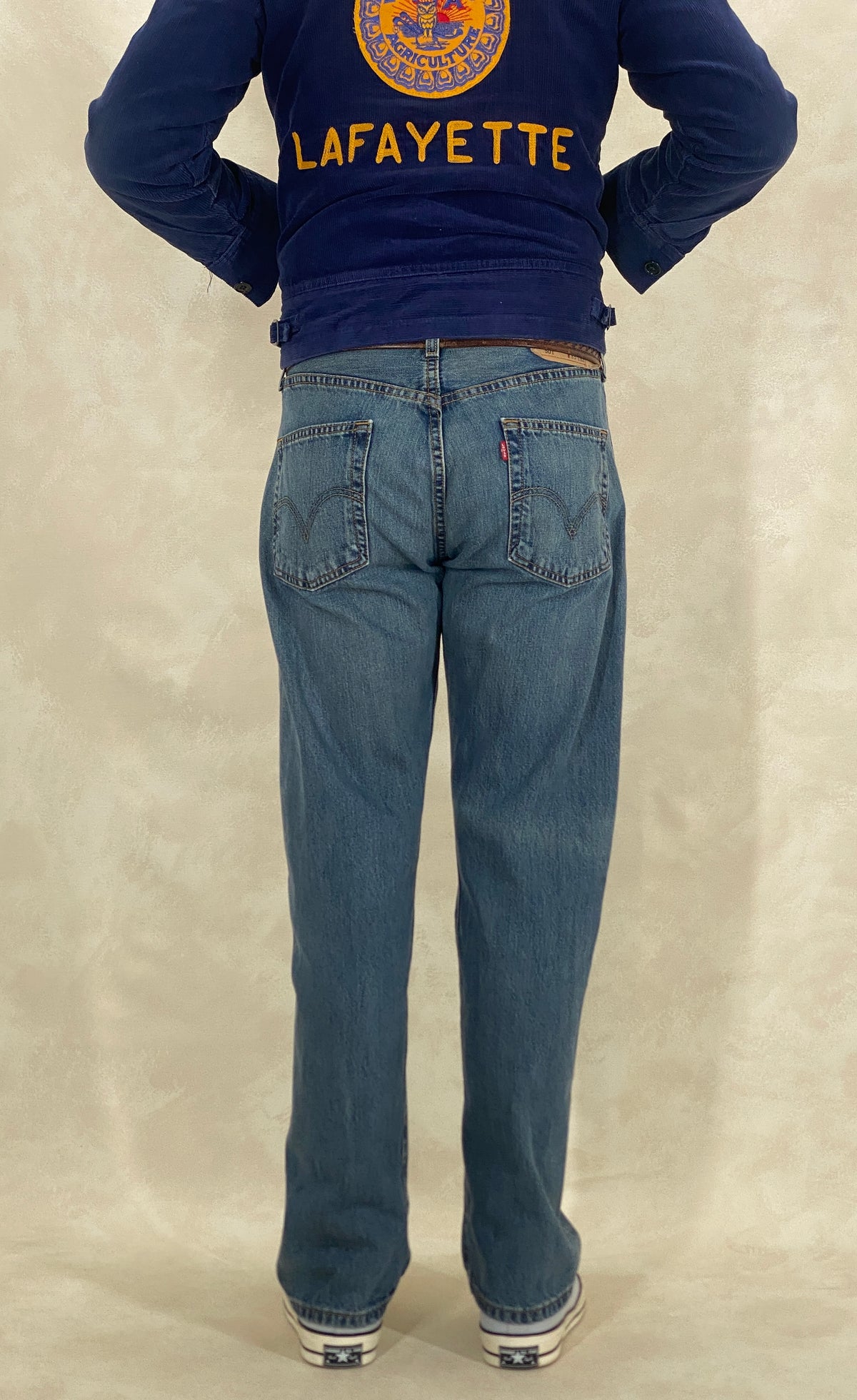 33X32 Levi's 501 Vintage Denim Jeans-military-AJ357 Studio