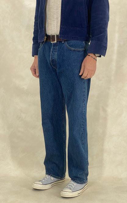 34X32 Levi's 501 Vintage Denim Jeans-military-AJ357 Studio