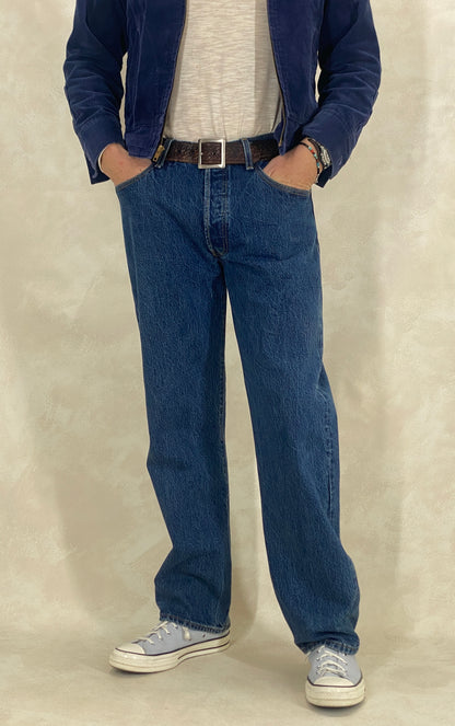 34X32 Levi's 501 Vintage Denim Jeans-military-AJ357 Studio