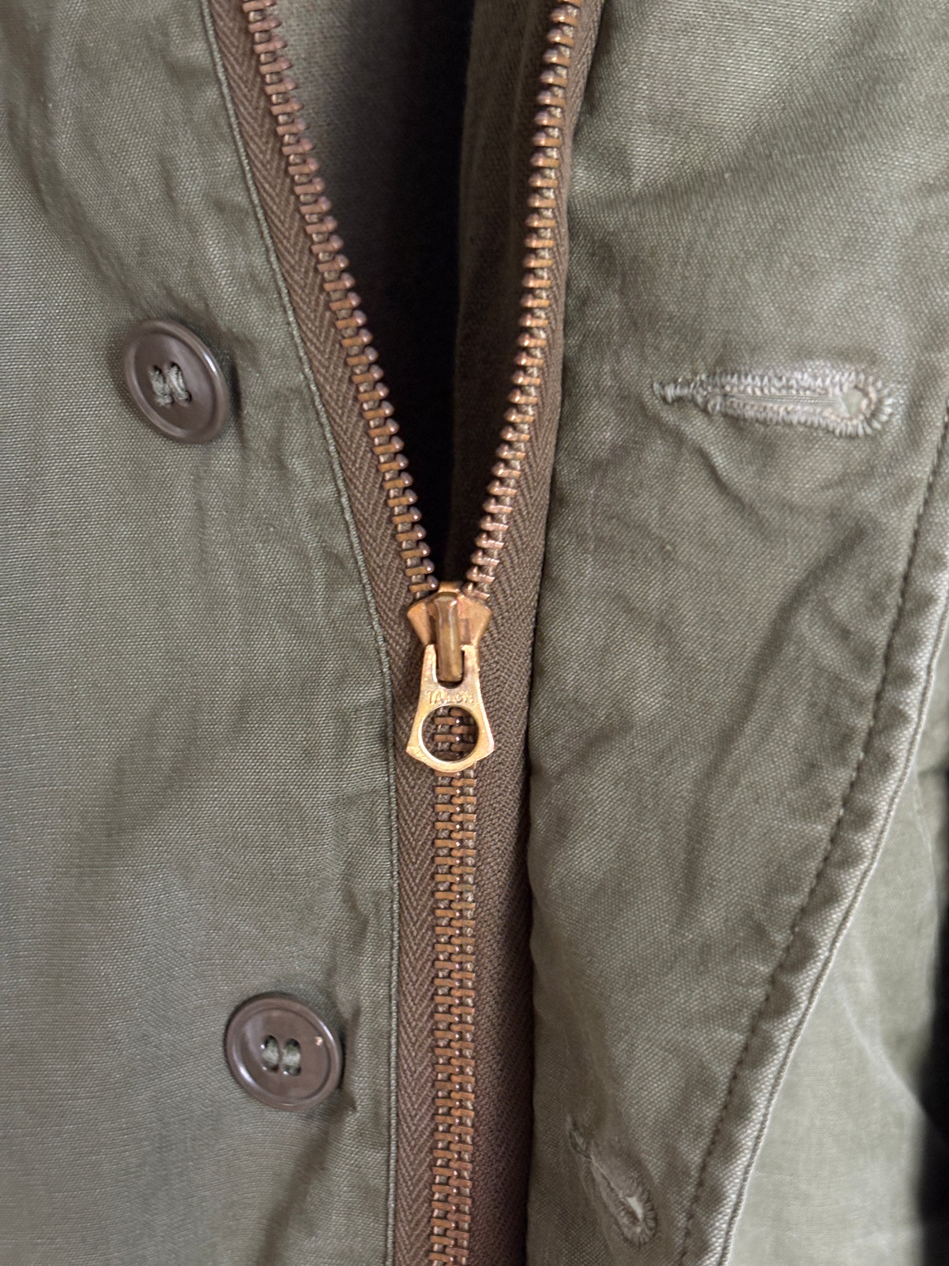 Vintage U.S. N-4 Field Jacket – WWII Contract / Vietnam Era U.S. Air Force Reissue. 38- 40US-AJ357 Studio-AJ357 Studio