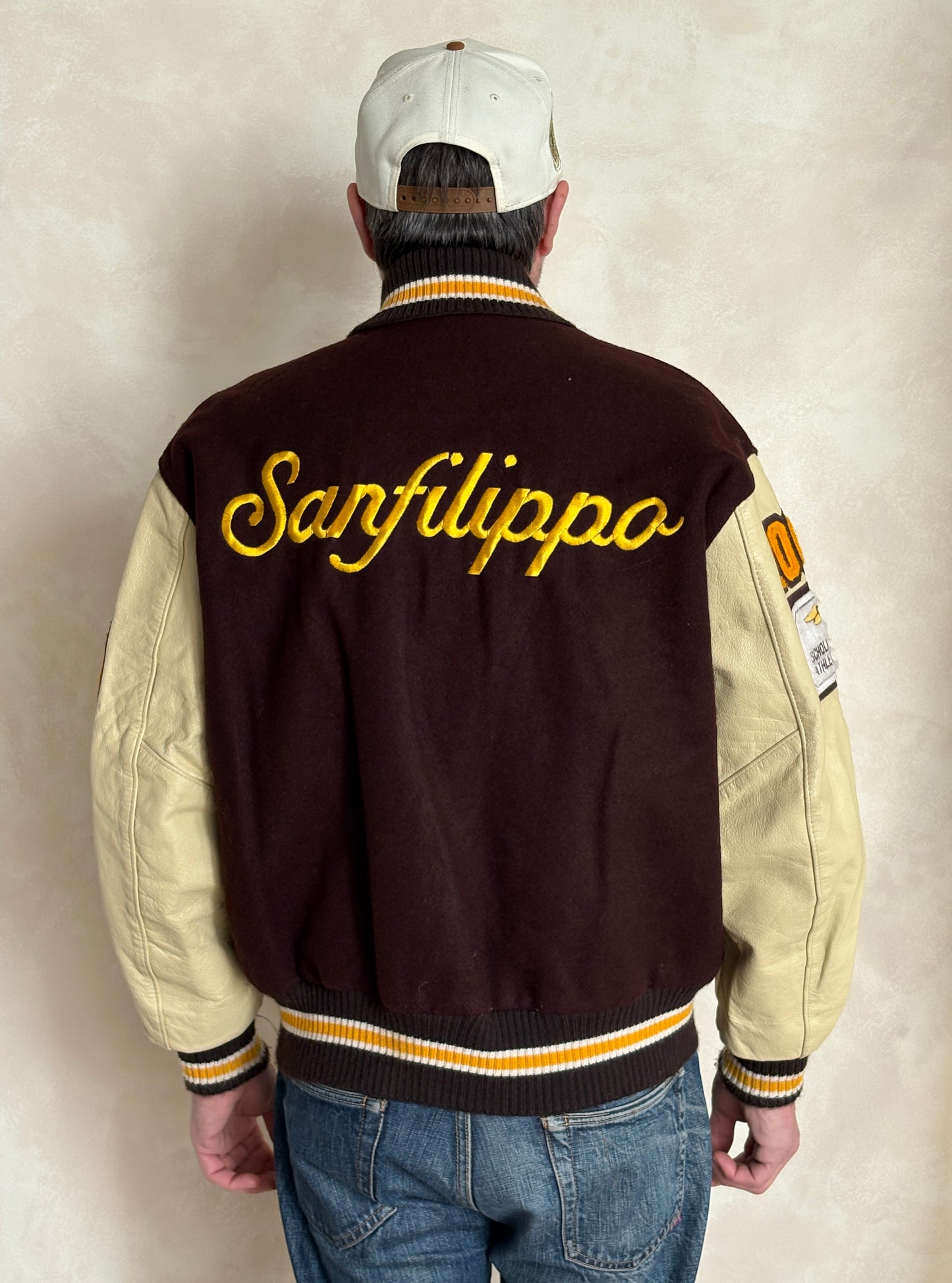 Med. Vintage College Varsity Jacket – Laguna Hills Water Polo Academic . Made in USA-AJ357 Studio-AJ357 Studio