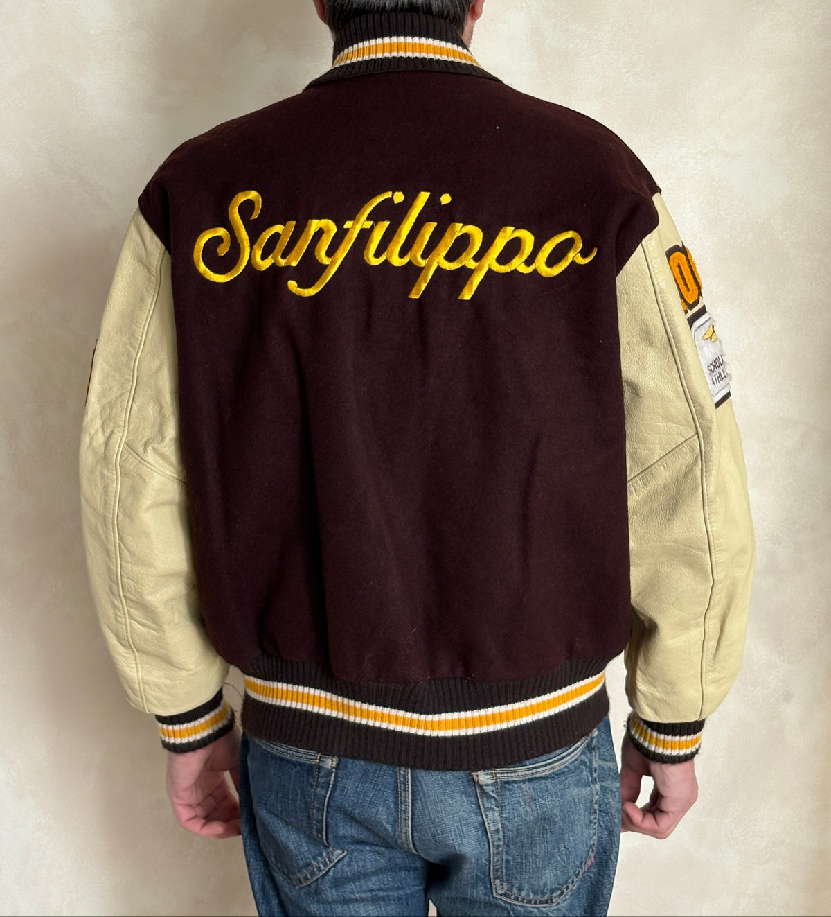 Med. Vintage College Varsity Jacket – Laguna Hills Water Polo Academic . Made in USA-AJ357 Studio