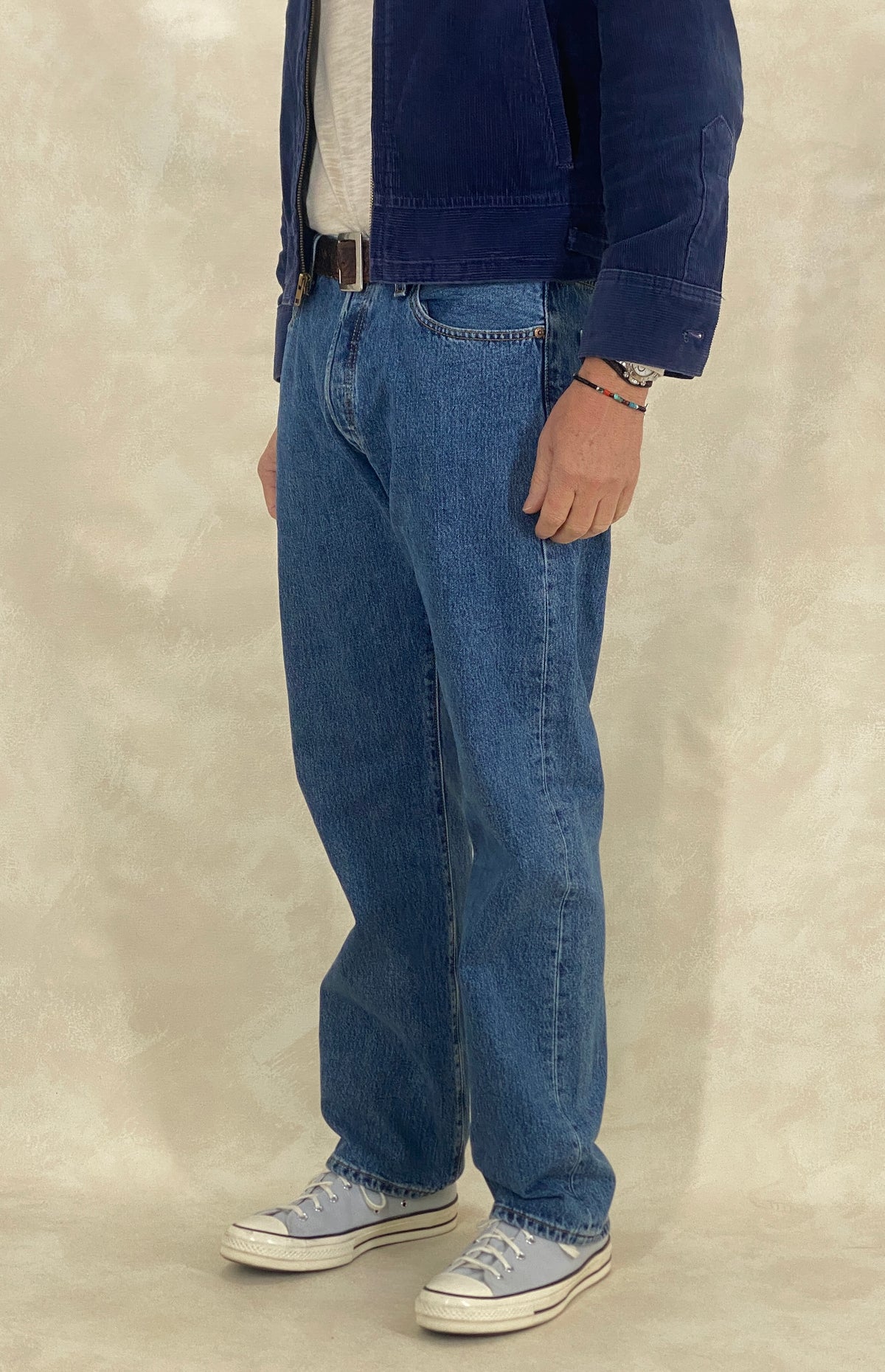 34X32 Levi's 501 Vintage Denim Jeans-military-AJ357 Studio