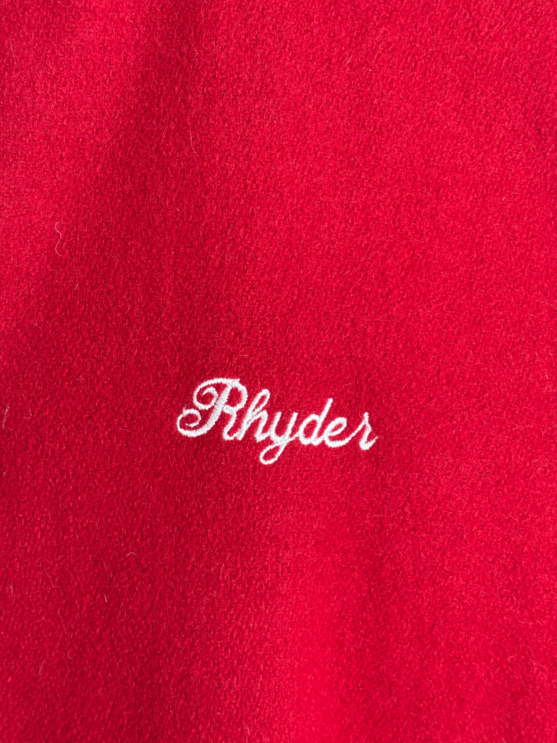 Size Med. Authentic Vintage Varsity Jacket – Wool & Leather Made in USA-AJ357 Studio-AJ357 Studio