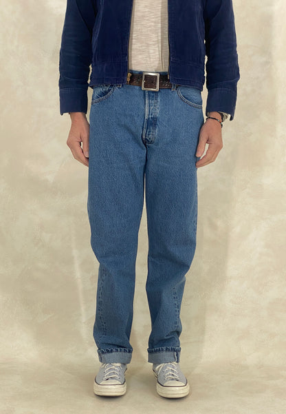 34X34 Levi's 501 Vintage Denim Jeans-military-AJ357 Studio