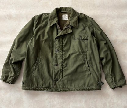 Vintage 1974 US Navy A-2 Deck Jacket Size Large XXL-AJ357 Studio-AJ357 Studio