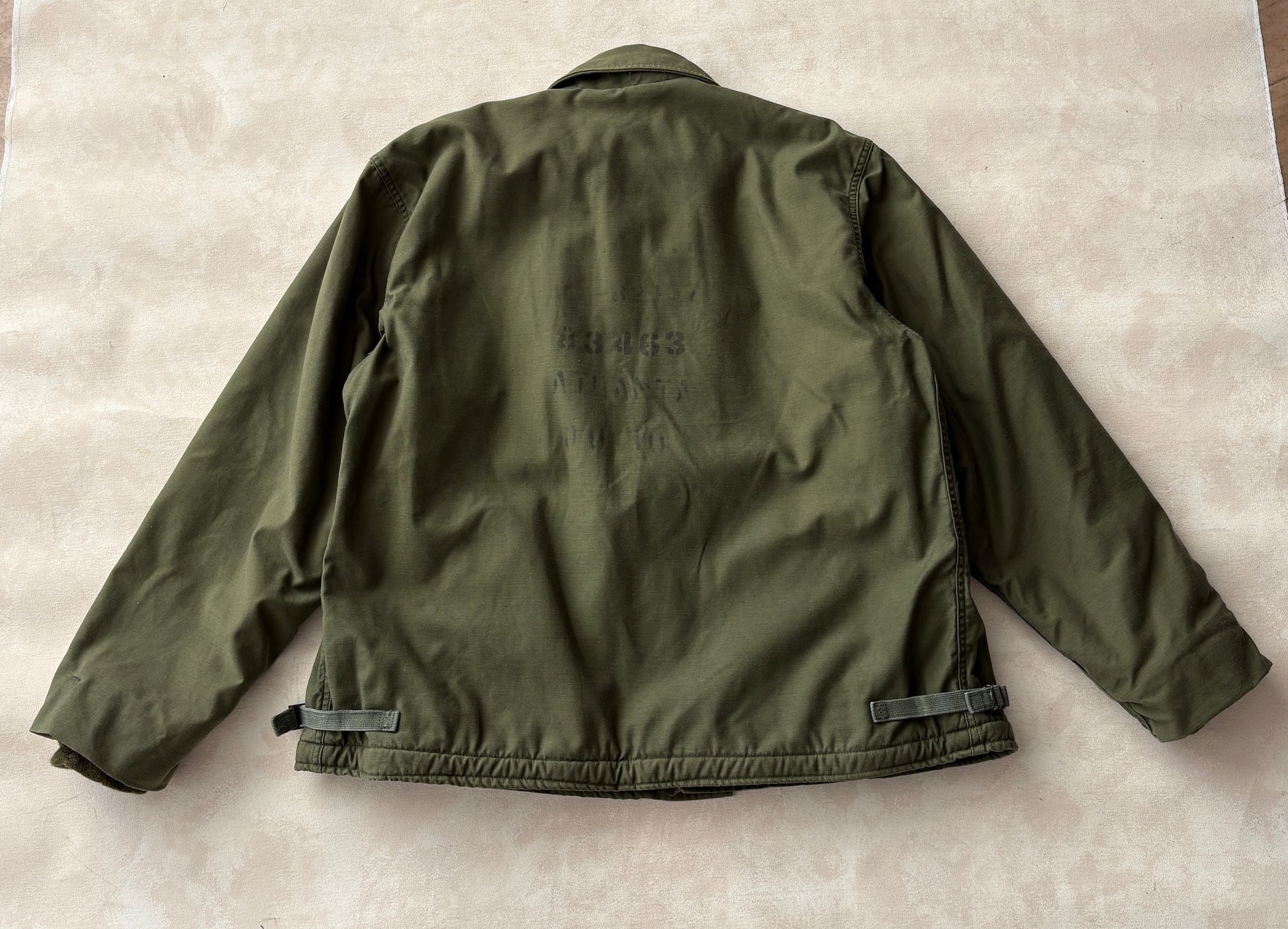 Vintage 1974 US Navy A-2 Deck Jacket Size Large XXL-AJ357 Studio-AJ357 Studio