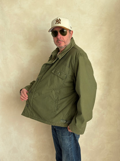 Vintage 1974 US Navy A-2 Deck Jacket Size Large XXL-AJ357 Studio-AJ357 Studio
