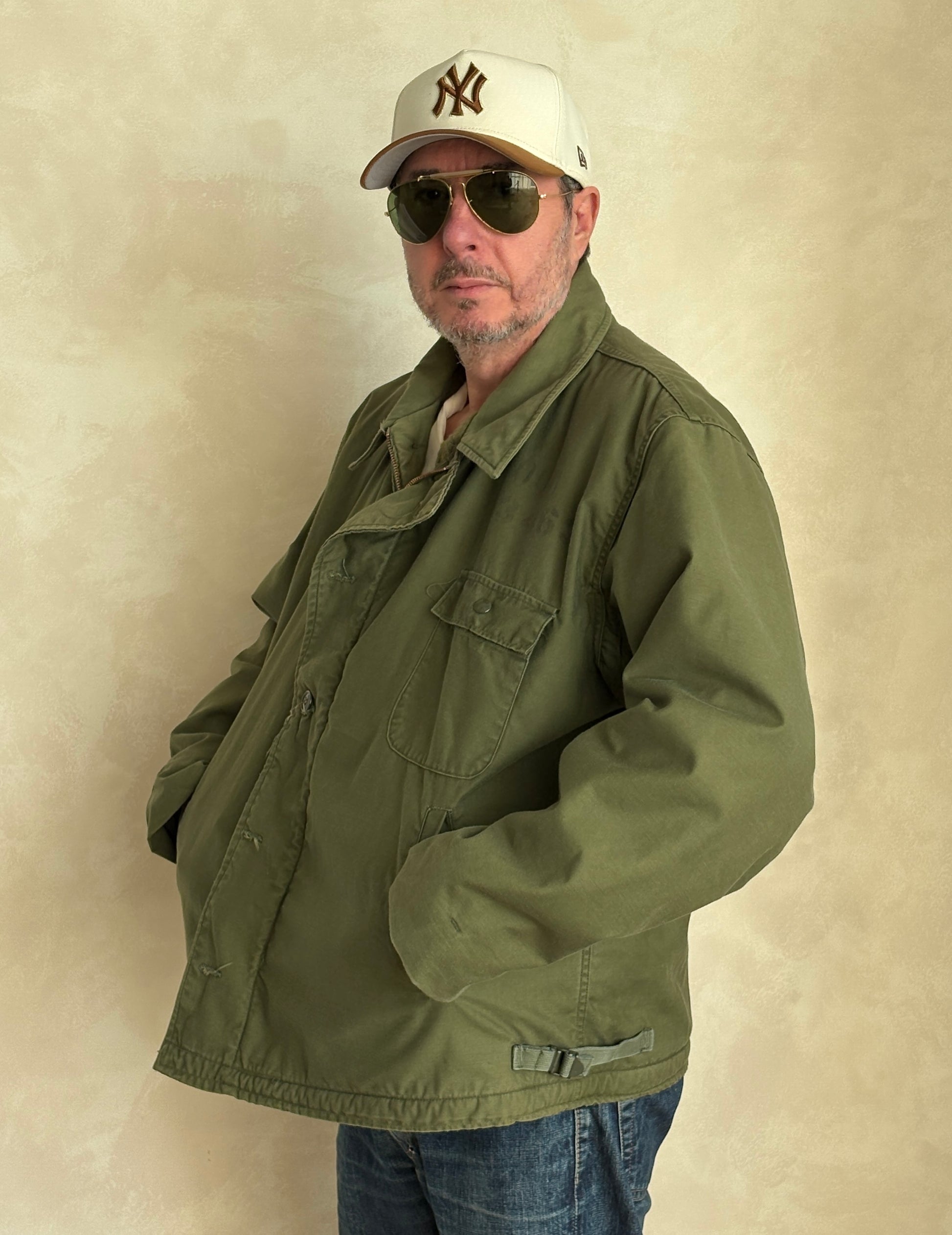 Vintage 1974 US Navy A-2 Deck Jacket Size Large XXL-AJ357 Studio-AJ357 Studio