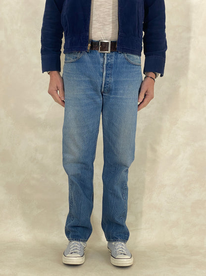 34X32 Levi's 501 Vintage Denim Jeans Made in USA-military-AJ357 Studio