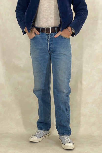 34X32 Levi's 501 Vintage Denim Jeans Made in USA-military-AJ357 Studio