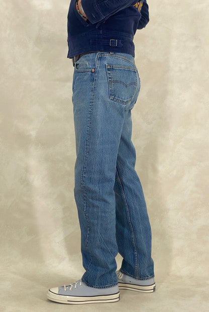 34X32 Levi's 501 Vintage Denim Jeans Made in USA-military-AJ357 Studio