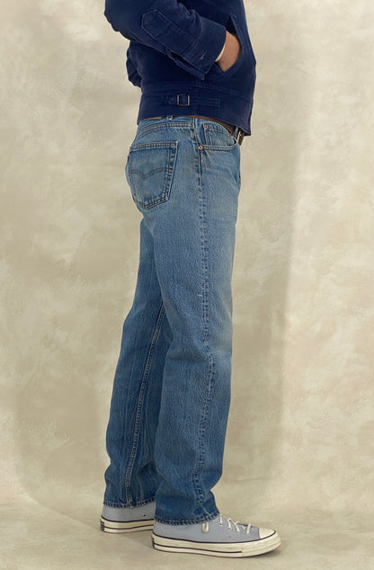 34X32 Levi's 501 Vintage Denim Jeans Made in USA-military-AJ357 Studio