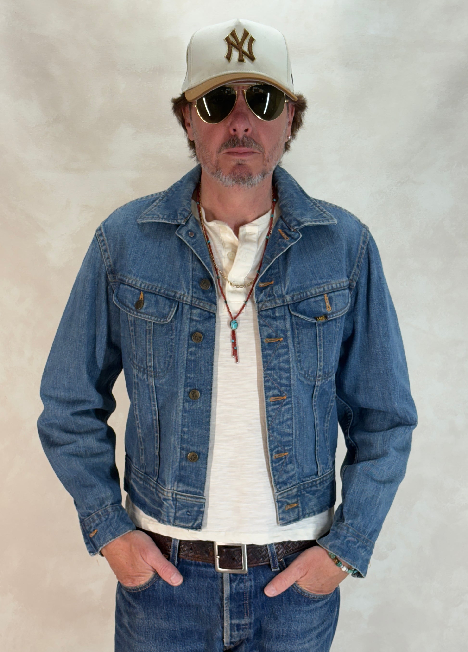 Size 38US / 48EU Vintage 70s Lee 2 pocket Jacket Made in Belgium - USA Vintage Bcn