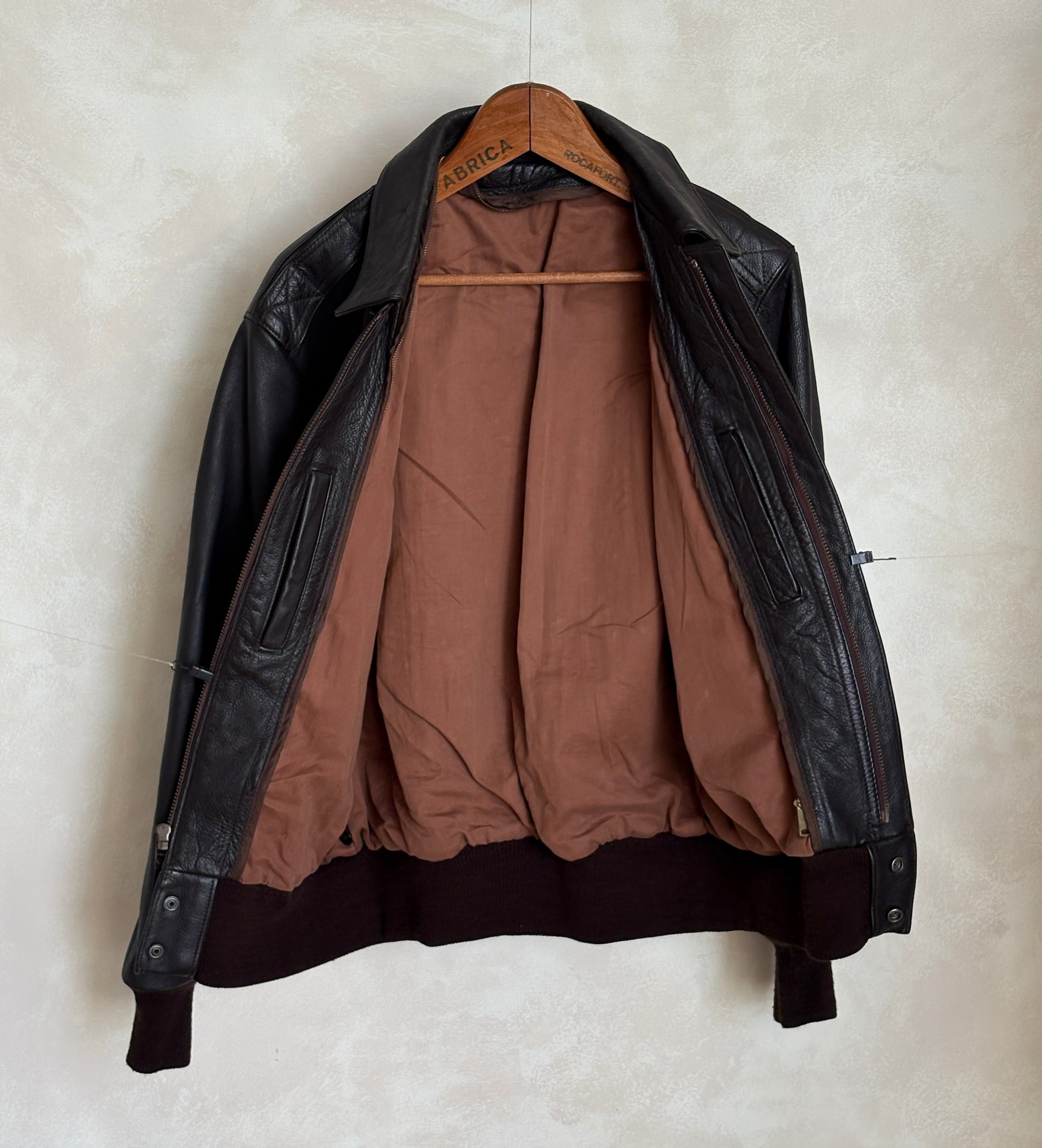Size 42US / 52 EU Vintage Hand-Painted Republic of Korea Flight Jacket -AJ357 Studio-AJ357 Studio