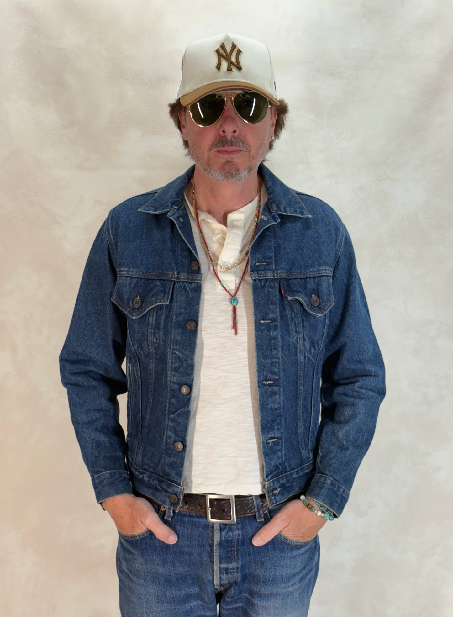 Size 38US / 48EU. Vintage 1980s Levi’s 70506 Trucker Jacket – 4 Pockets – Made in USA - USA Vintage Bcn