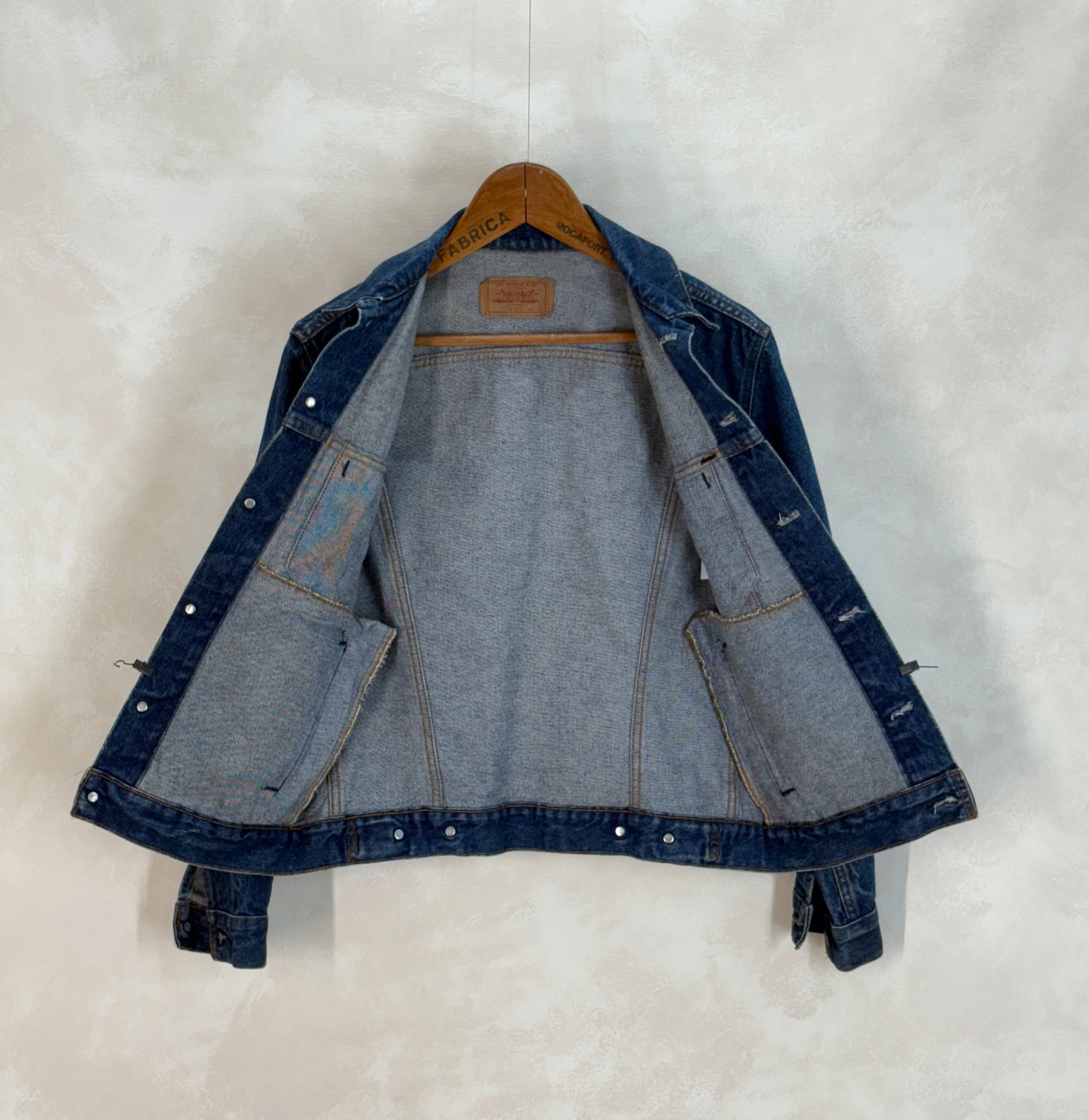 Size 38US / 48EU. Vintage 1980s Levi’s 70506 Trucker Jacket – 4 Pockets – Made in USA - USA Vintage Bcn