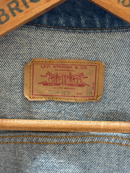 Size 38US / 48EU. Vintage 1980s Levi’s 70506 Trucker Jacket – 4 Pockets – Made in USA-AJ357 Studio