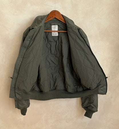 Authentic Vintage CWU-45/P Flight Jacket - 100% Aramid Fire Resistant - Size Large