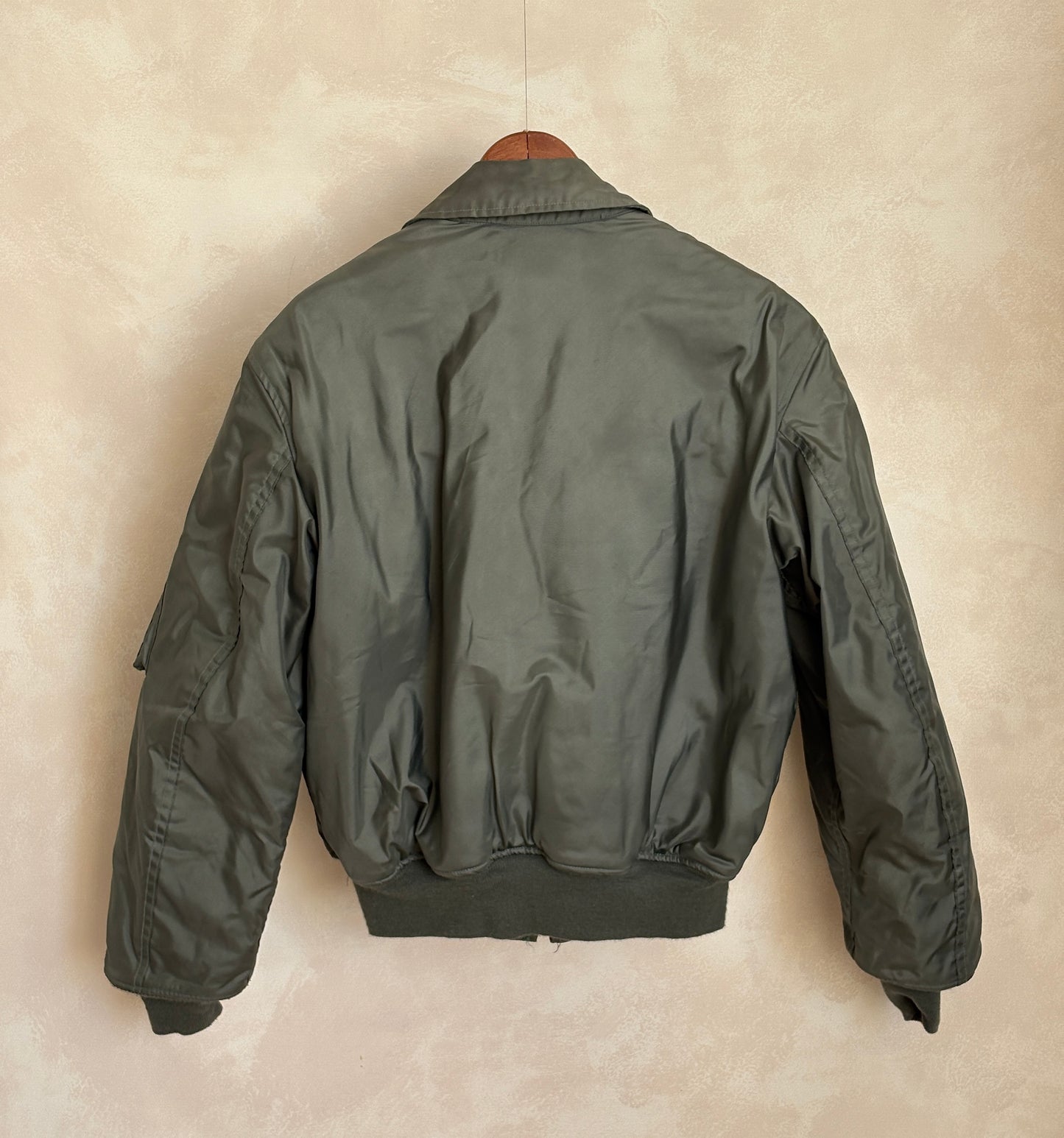 Authentic Vintage CWU-45/P Flight Jacket - 100% Aramid Fire Resistant - Size Large