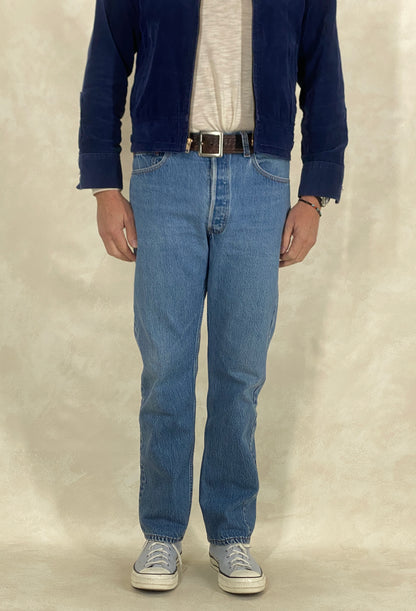 34X31 Levi's 501 Vintage Denim Jeans Made in USA-military-AJ357 Studio