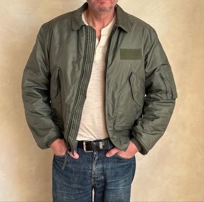 Authentic Vintage CWU-45/P Flight Jacket - 100% Aramid Fire Resistant - Size Large