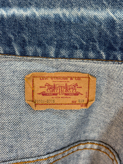Size 42US / 52EU. Vintage 80s 70506 Levis 4 pockets jacket Made in USA-AJ357 Studio