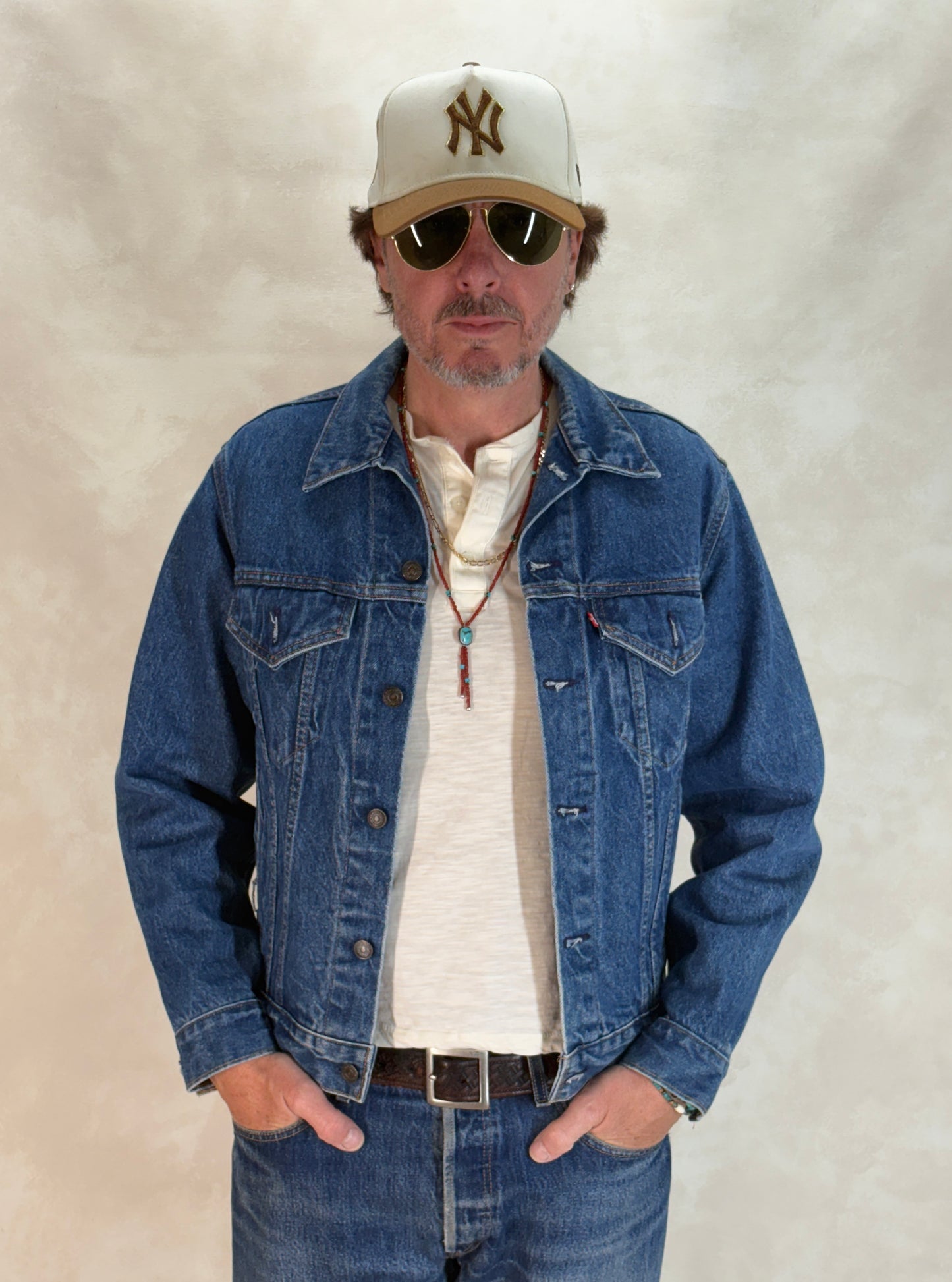Size 42US / 52EU. Vintage 80s 70506 Levis 4 pockets jacket Made in USA - USA Vintage Bcn