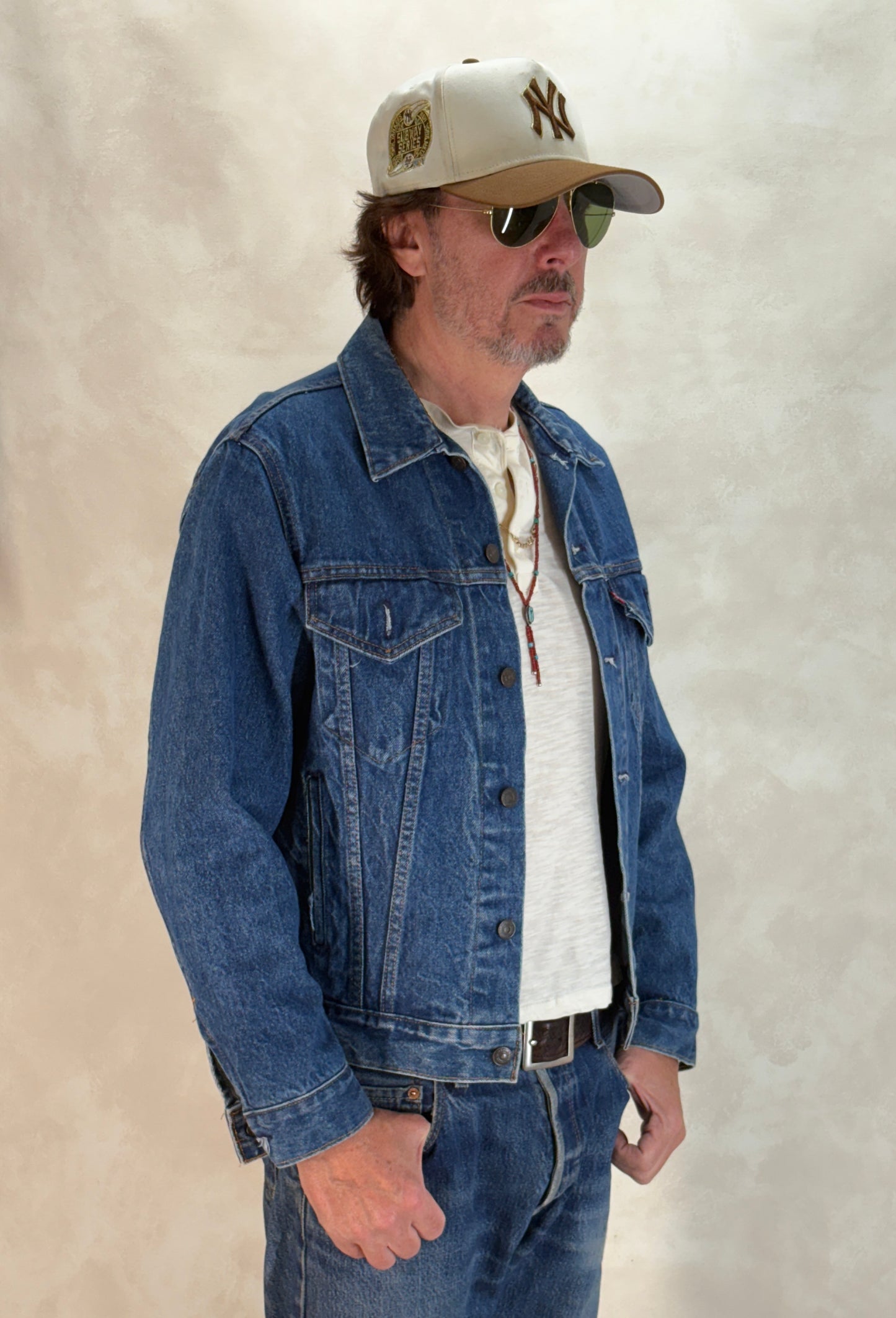 Size 42US / 52EU. Vintage 80s 70506 Levis 4 pockets jacket Made in USA - USA Vintage Bcn