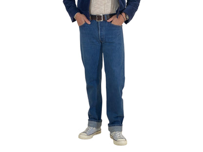 32X34 Levi's 501 Vintage Denim Jeans Made in USA-military-AJ357 Studio