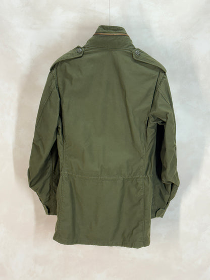 Small Long. Authentic 1972 US Army M-65 Field Jacket – Vintage Military Issue. Made by John Ownbey-AJ357 Studio